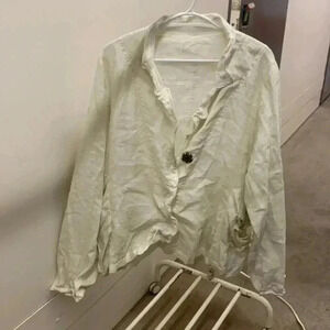 Barbara speer lagenlook linen  top old money